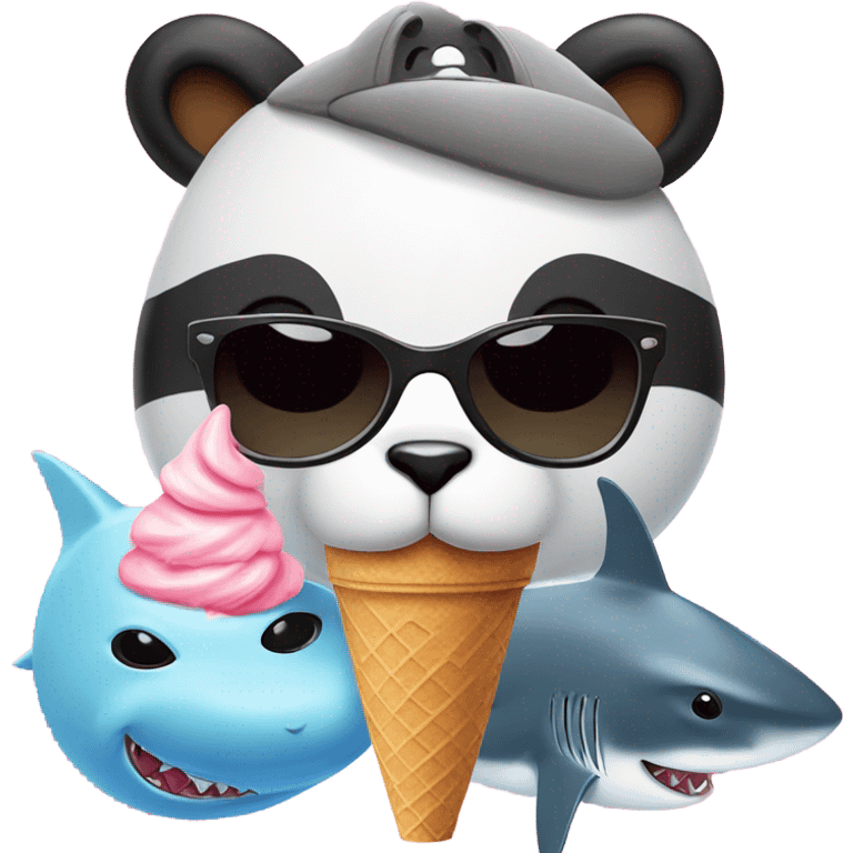 🕶️🐱 🍦🐼 🧢🦈 emoji