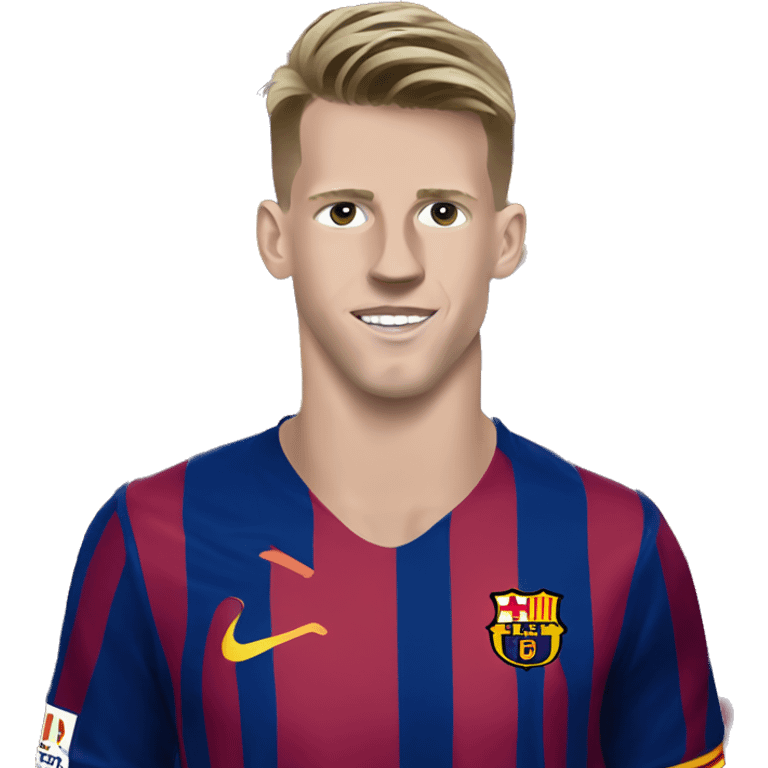 Dani Olmo in Barca  emoji