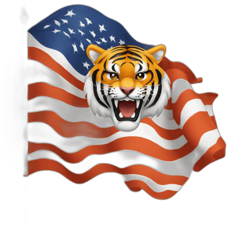 Tiger flag ree emoji