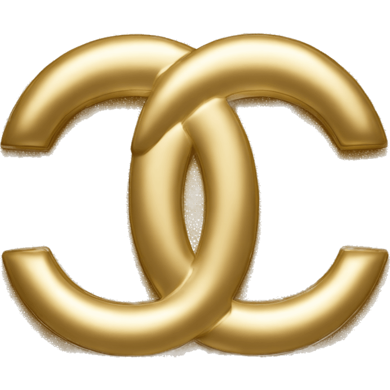 Chanel golden logo emoji