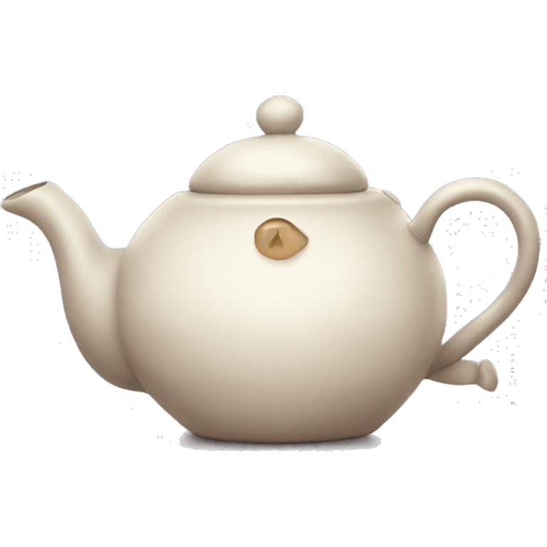 teapot with tea cozy emoji