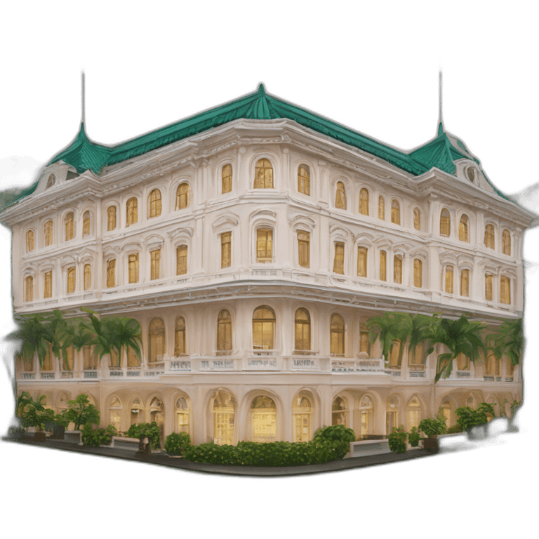 raffles hotel singapore emoji