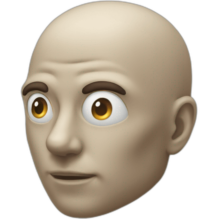 mascular head emoji