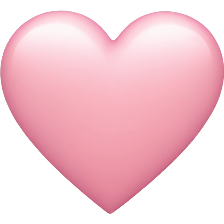 soft pink heart  emoji