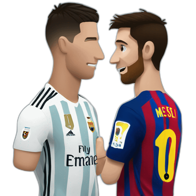 Cr7 vs Messi emoji