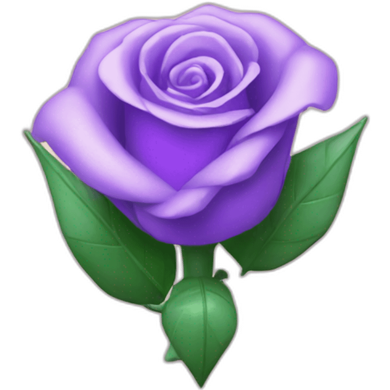 Un diamant rose with violet heart  emoji