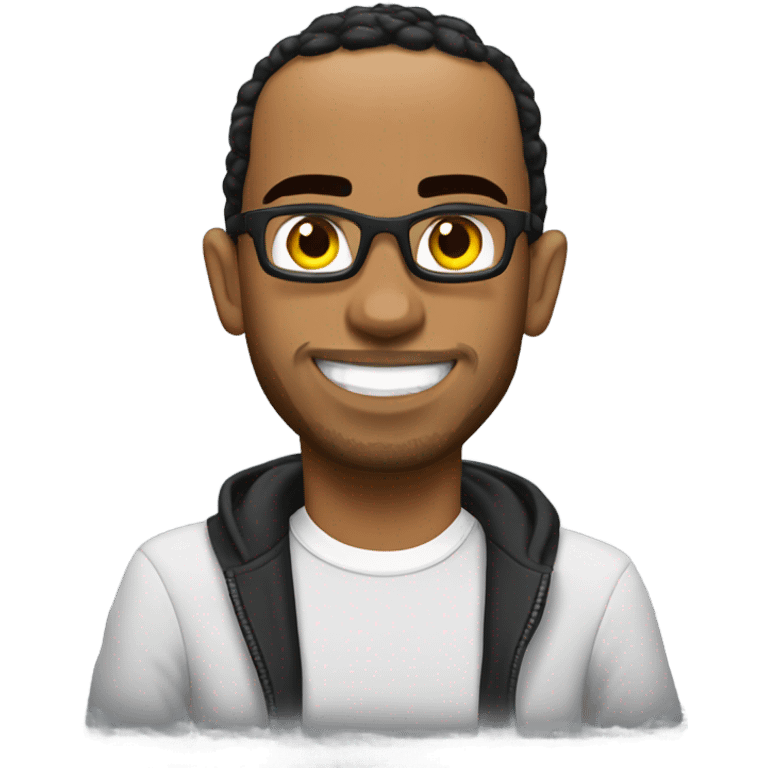 Lewis Hamilton hacking emoji