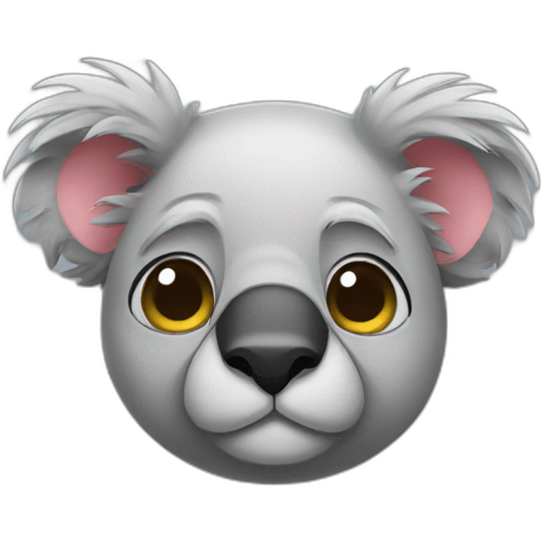 lazy cat koala emoji