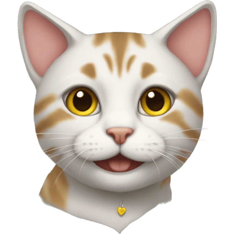 Cat love emoji