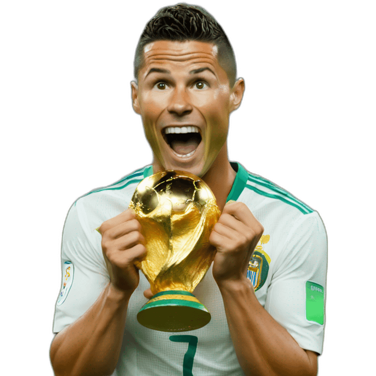 ronaldo winning World cup emoji