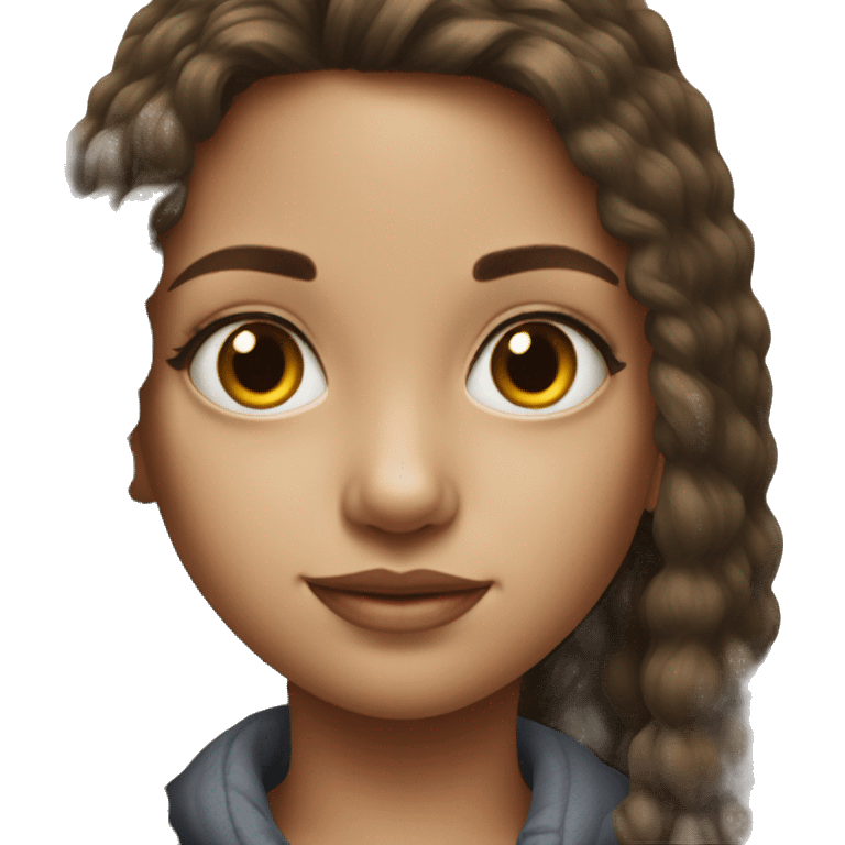 realistic portrait of a girl emoji