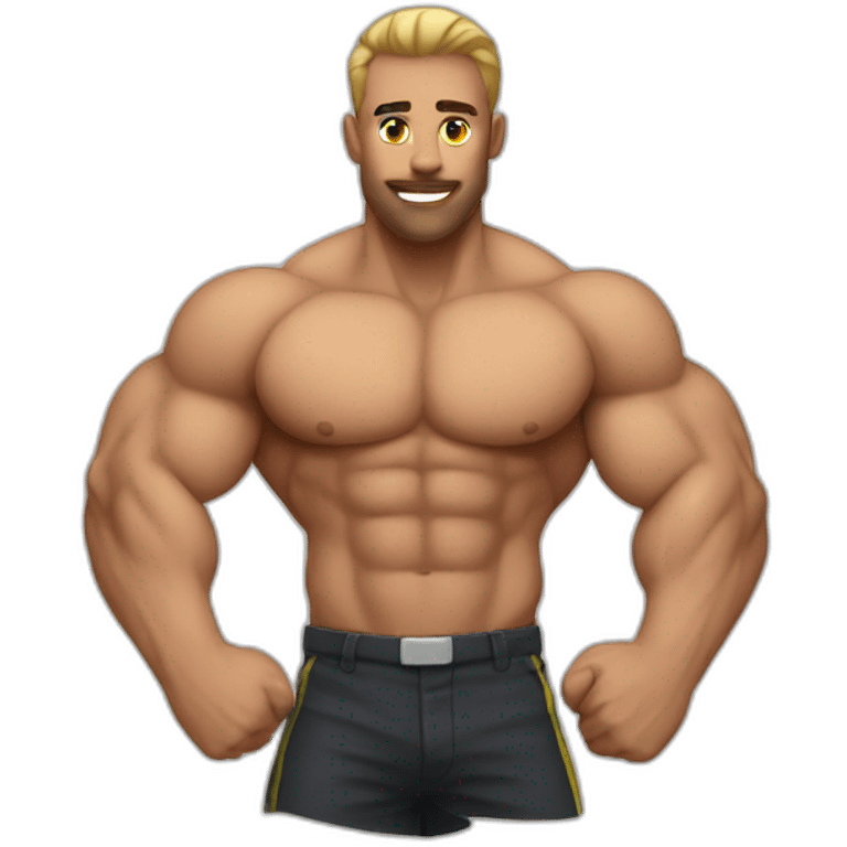 muscle gay emoji