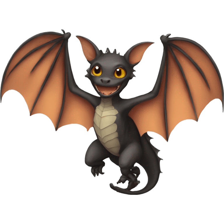 bat dragon emoji