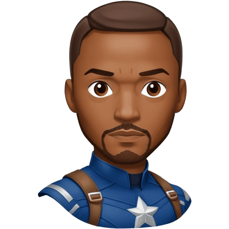 Anthony Mackie Captain America emoji