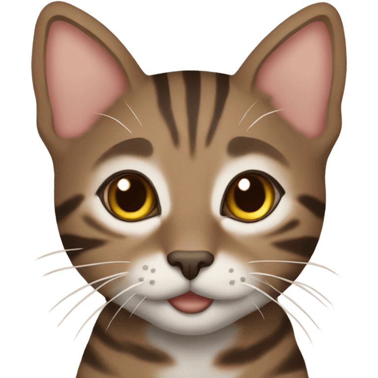 A brown tabby cat named Nellie  emoji