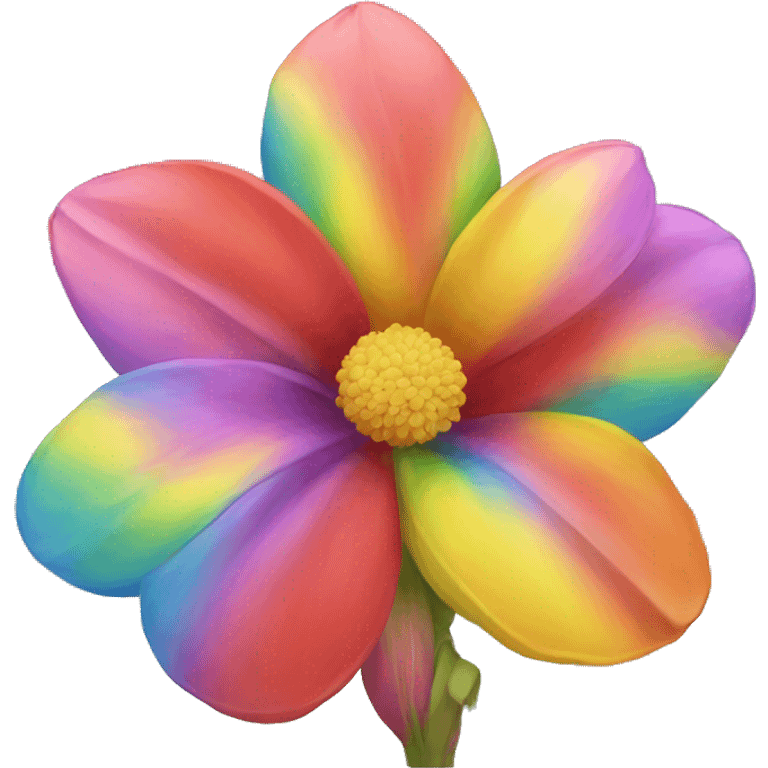 flower rainbow emoji