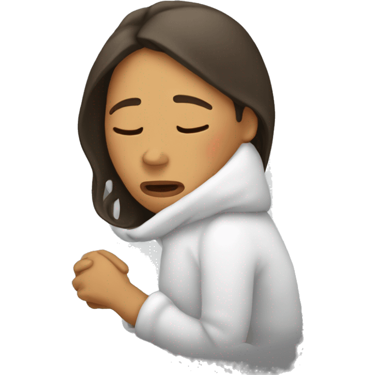 Mujer durmiendo  emoji