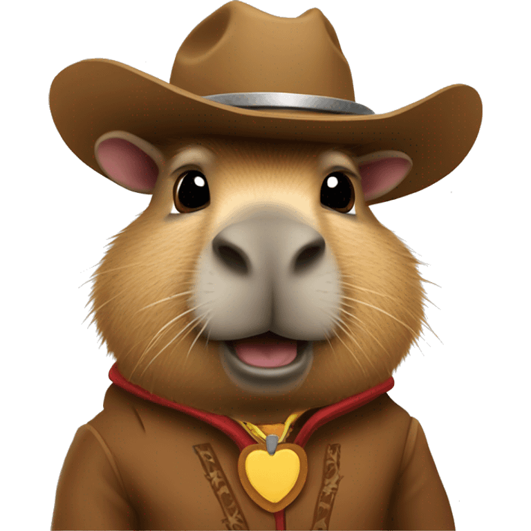 cowboy capybara emoji