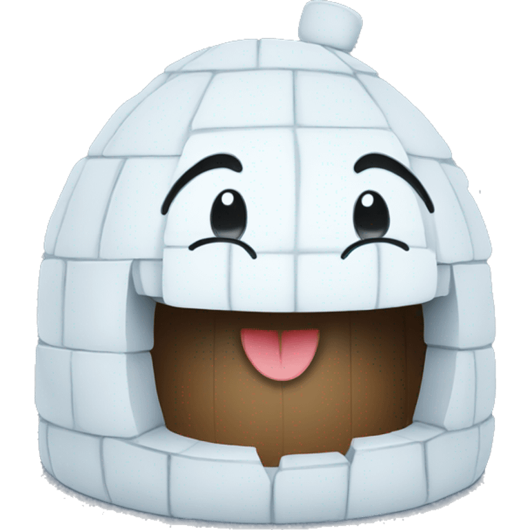 igloo laughing face emoji