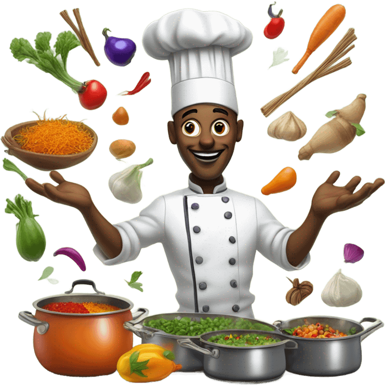 Crazy cooking emoji