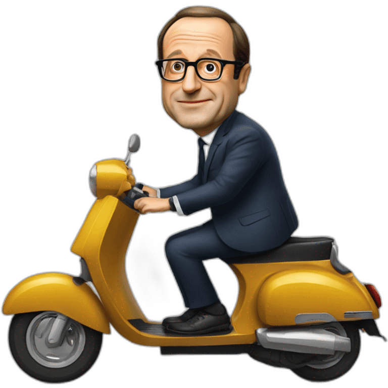 hollande françois en scooter emoji