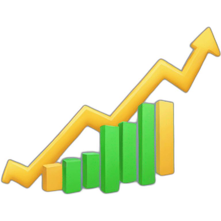 raising trading chart emoji