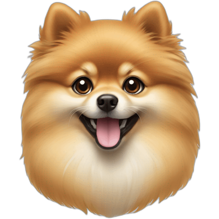 Cute little Pomeranian emoji