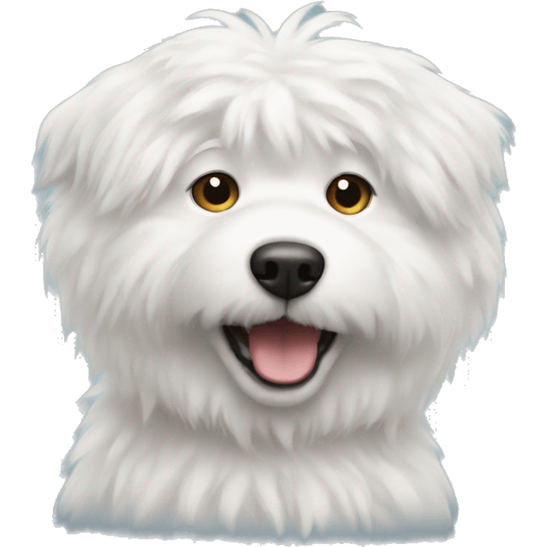 White fluffy dog emoji