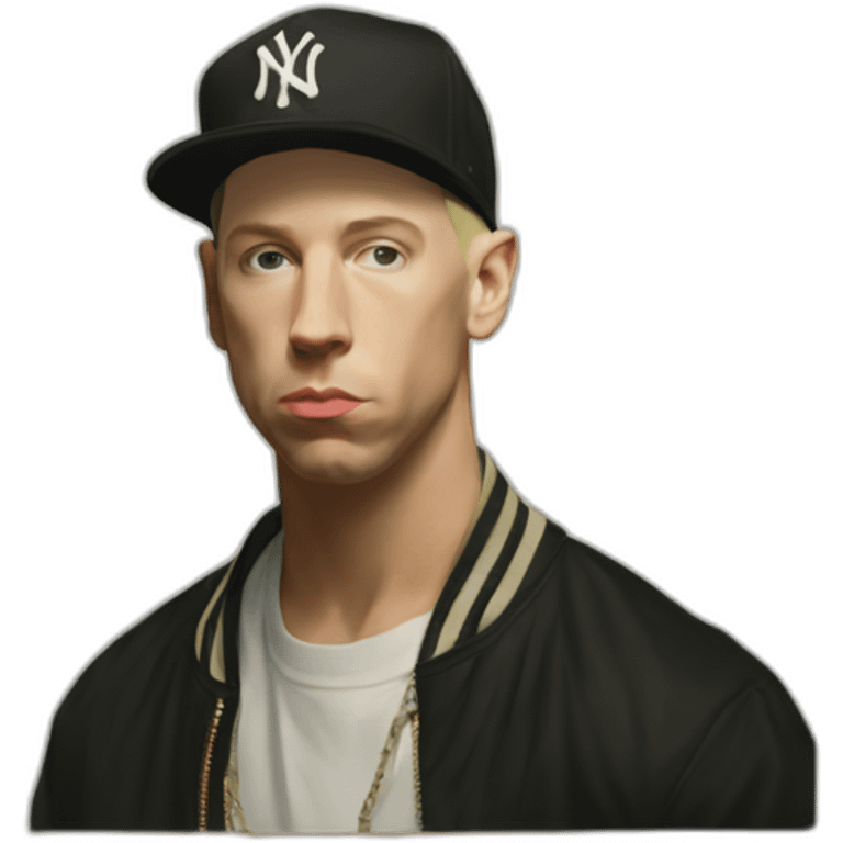 Eminem in style of Sorolla emoji