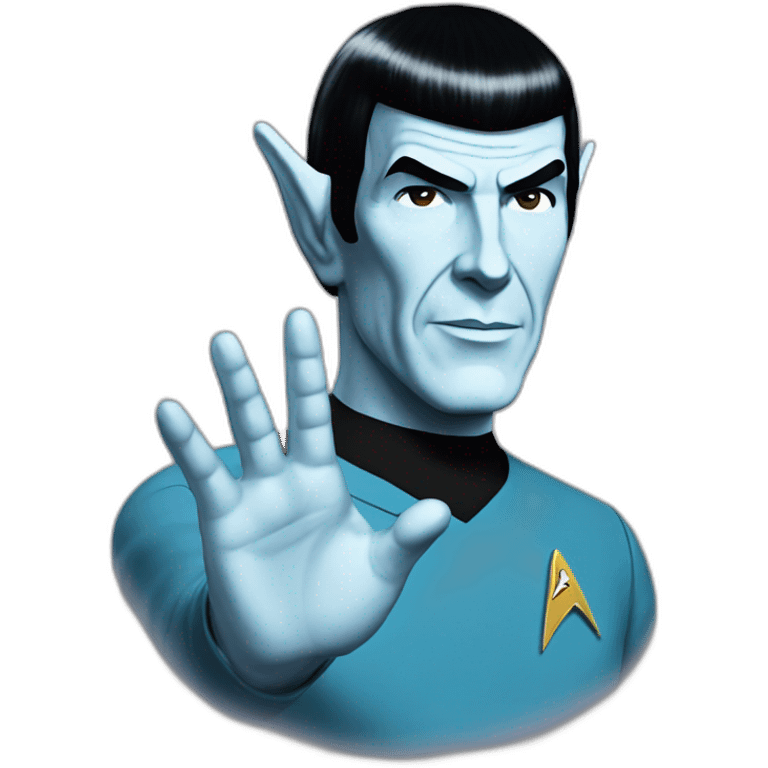 Spock live long and prosper emoji