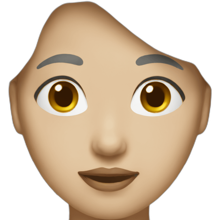 woman with white cream on her face emoji