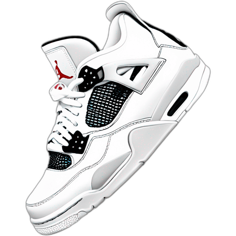 Jordan 4 White emoji