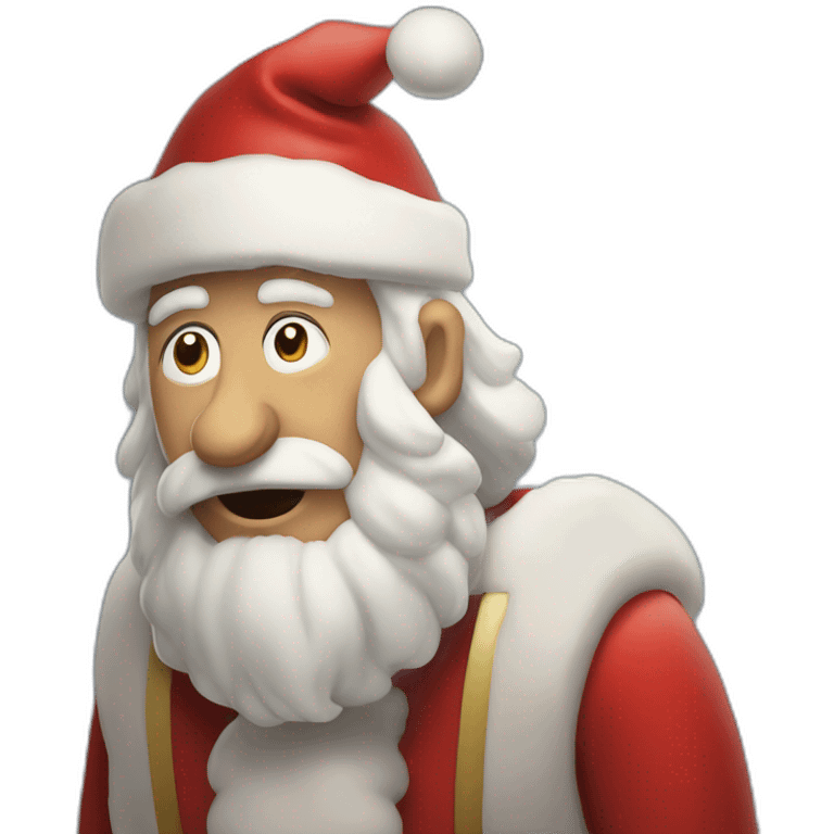 Père Noël explosif emoji