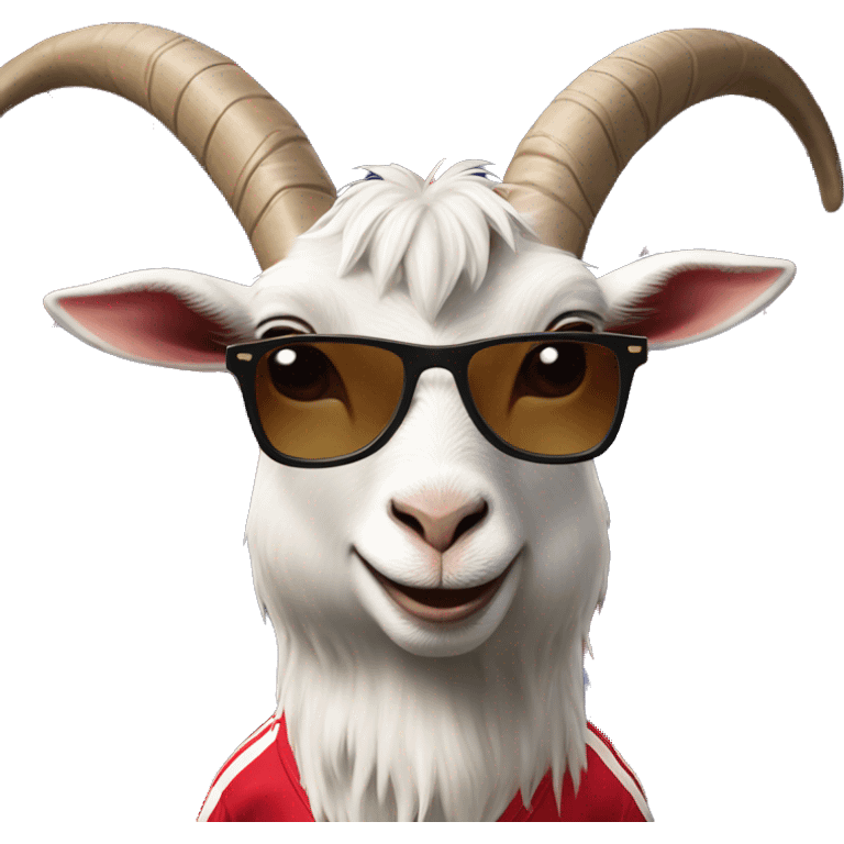 goat with sunglasses, chivas jersey emoji