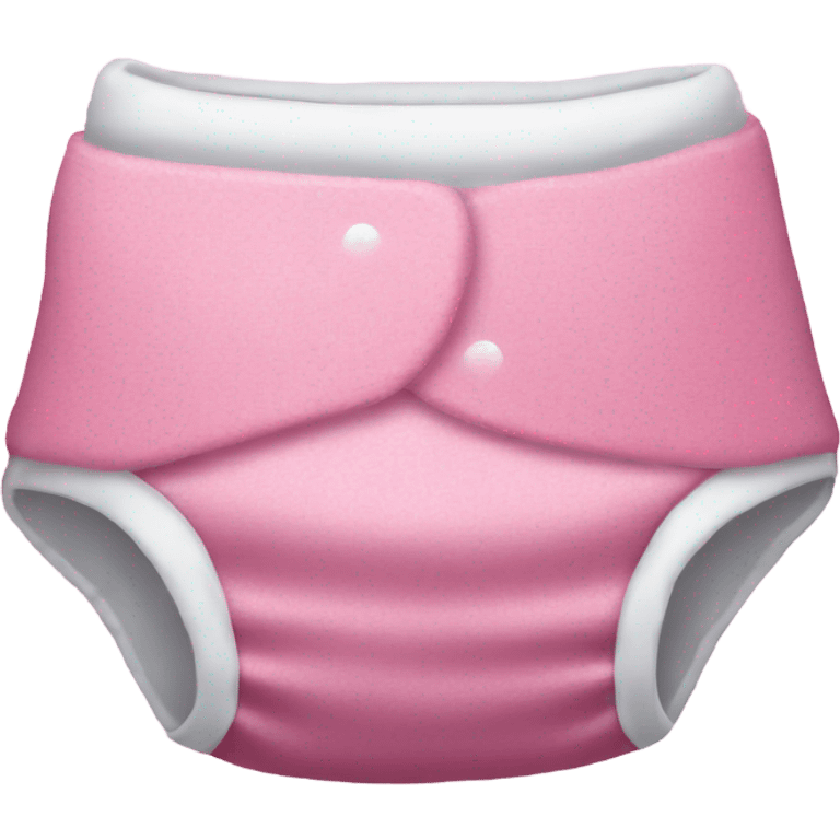 Pink sparkly diaper  emoji