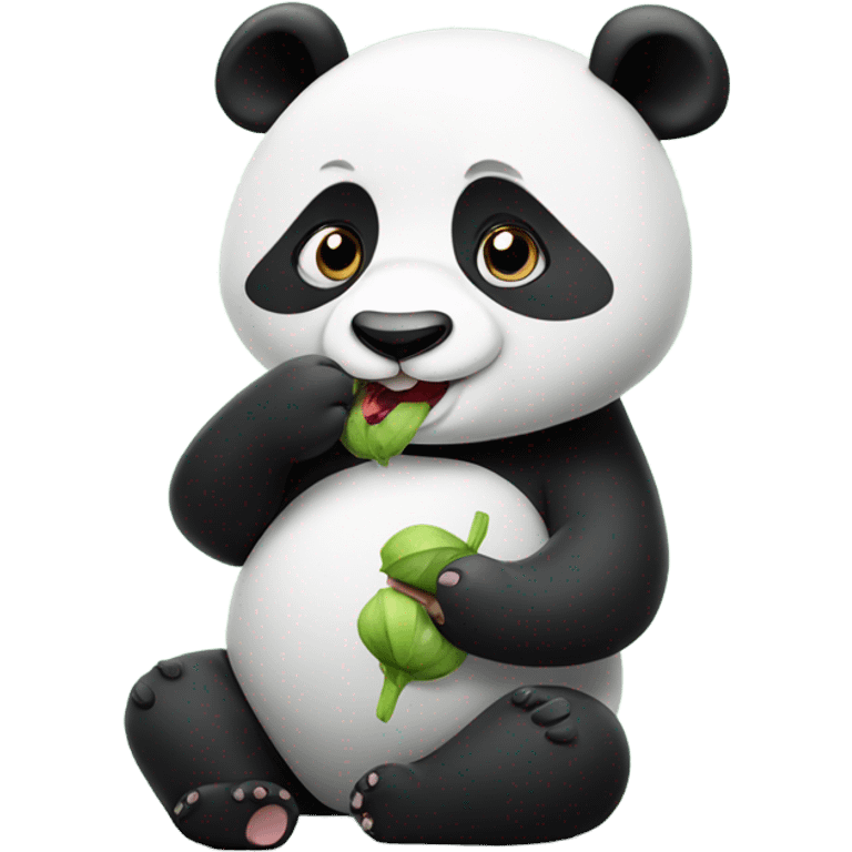 Panda eating a panda  emoji