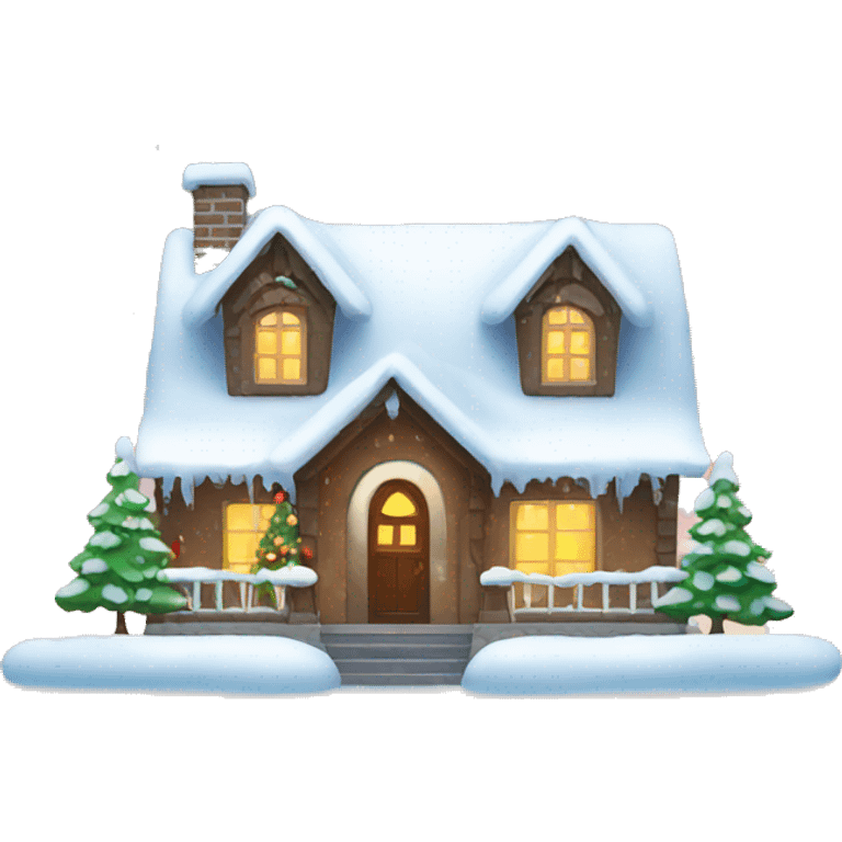 christmas home emoji