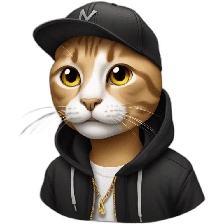 Rapper Cat emoji