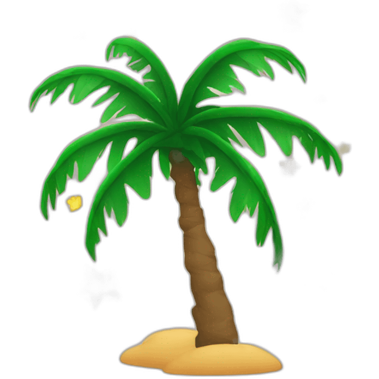 palm with stars around emoji