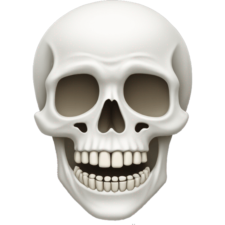 white Skeleton skull emoji