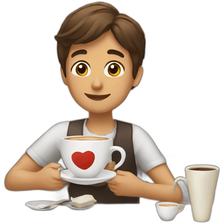 Café y amor emoji