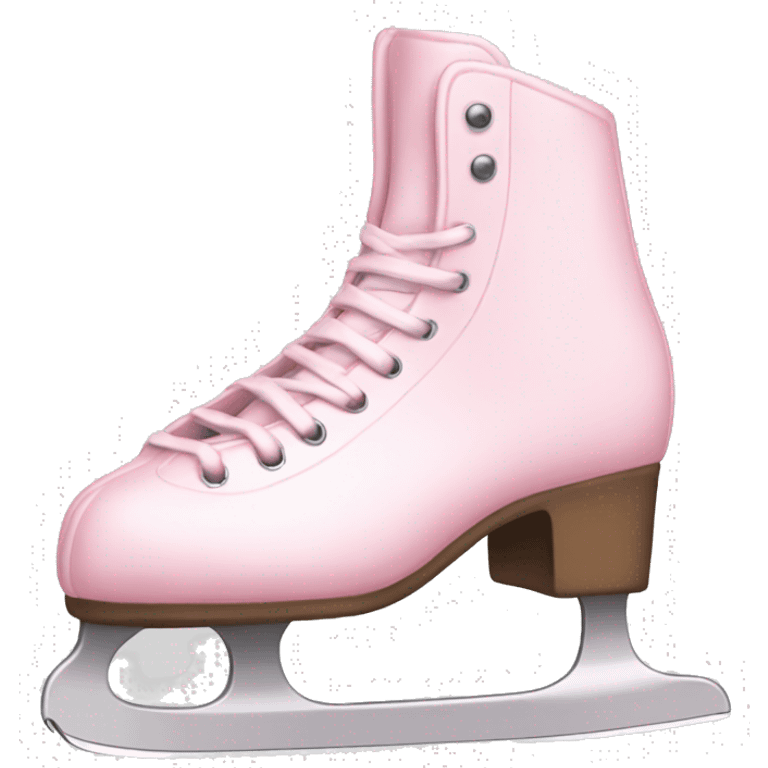 pastel pink ice skates emoji