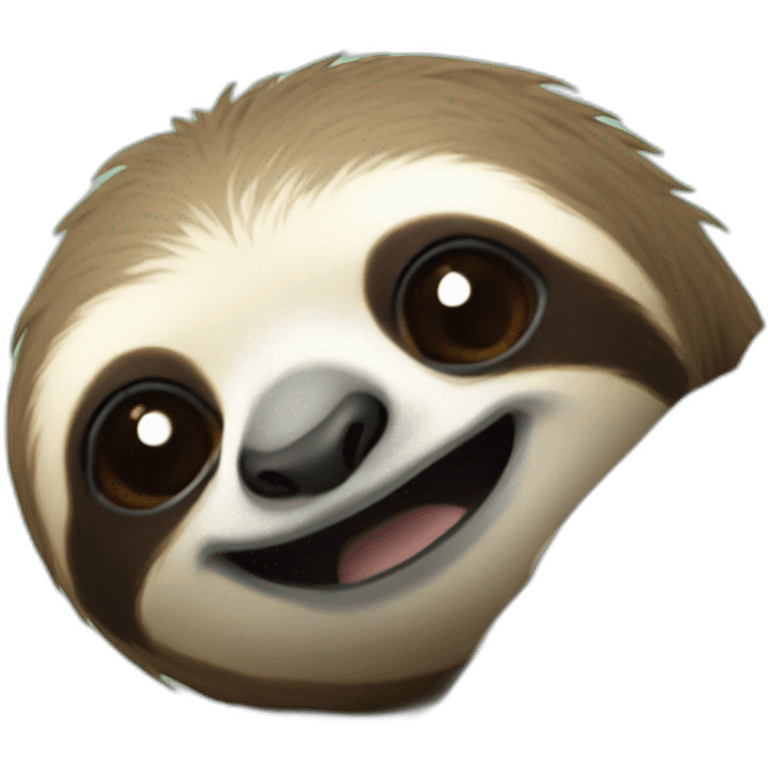 huging sloth emoji