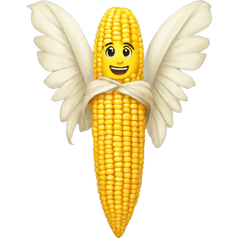 corn angel emoji