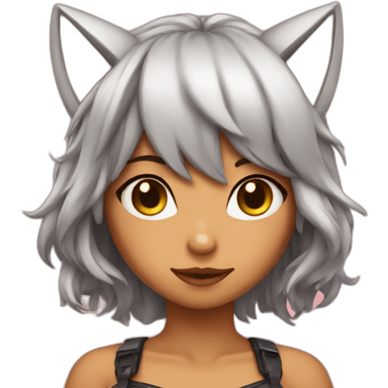 hot catgirl emoji