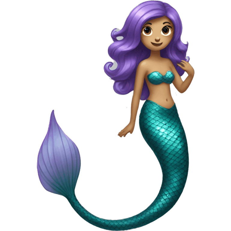 Mermaid with an extravagant tail  emoji