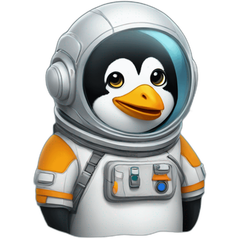 Penguin-in-a-spacesuite emoji