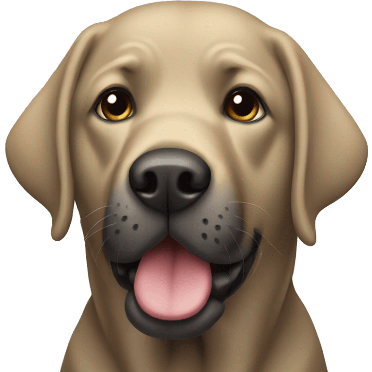 Black Labrador  emoji