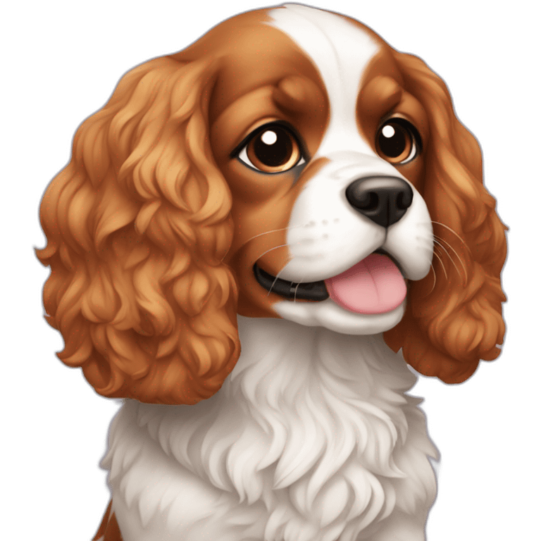 Cavalier puppy emoji