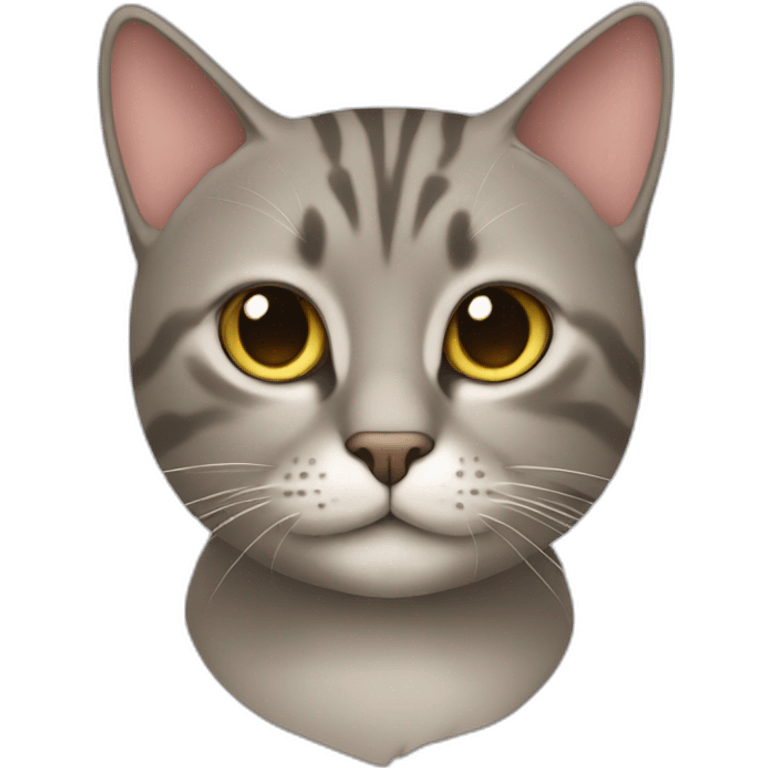 A cat expresses a claim with style emoji